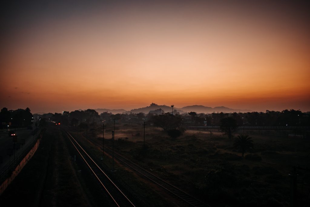sunsets and sunrise from the trains: best childhood travel memory