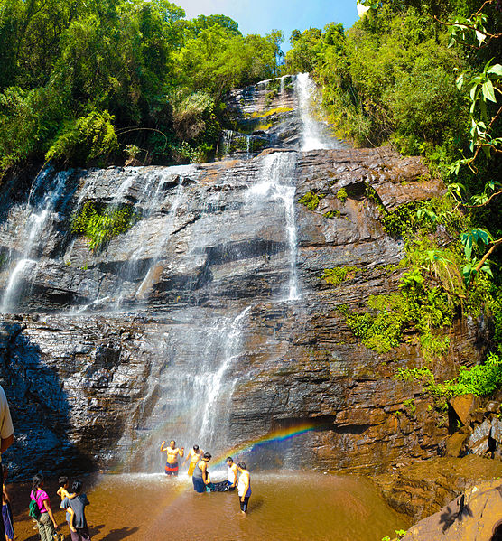 hebbe falls in chikmagalur for long drive from Bangalore