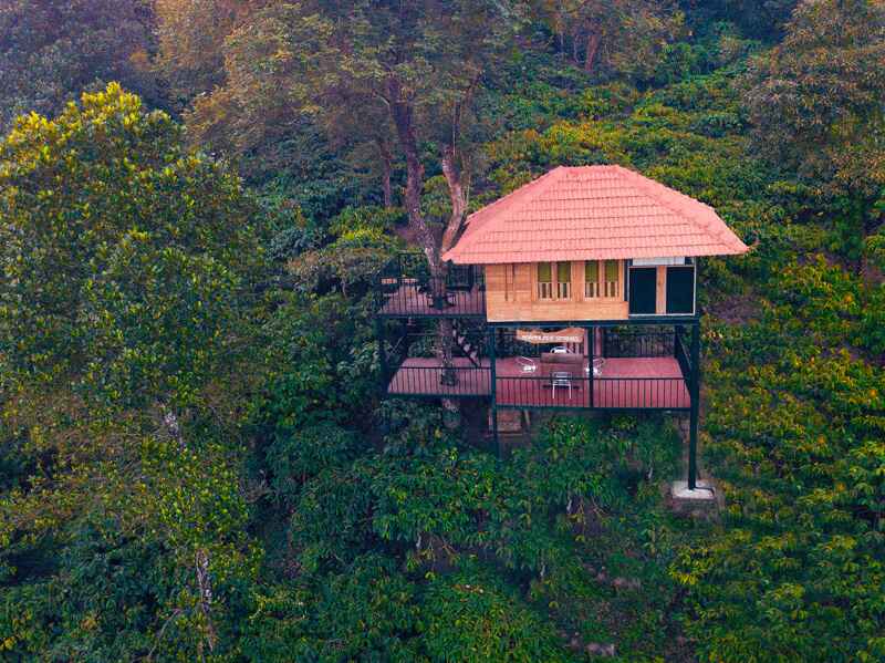 romantic tree houses in India