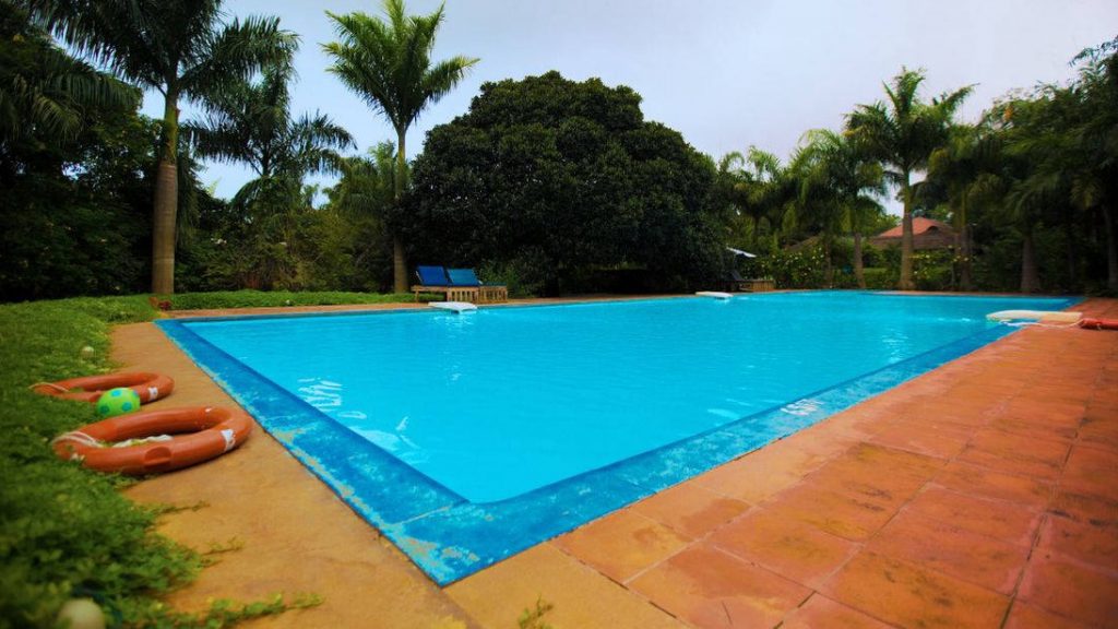 swimming pool in resort