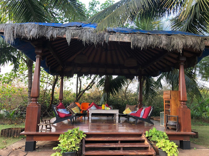 The Cottage Homestay: gazebo view