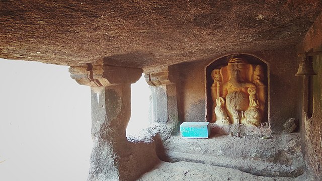 Panhalekaji Caves inside view