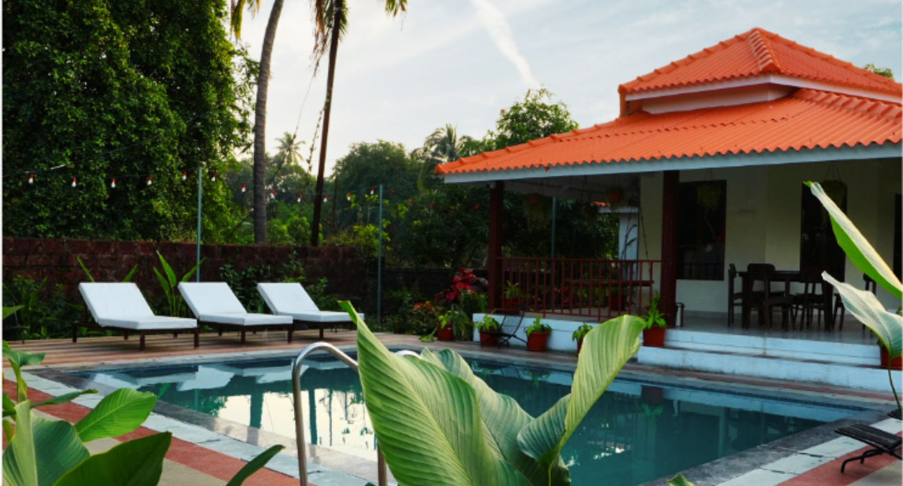 Privy Stays Coast House Villa, Alibaug, Outdoor Swimming Pool With Sun Loungers