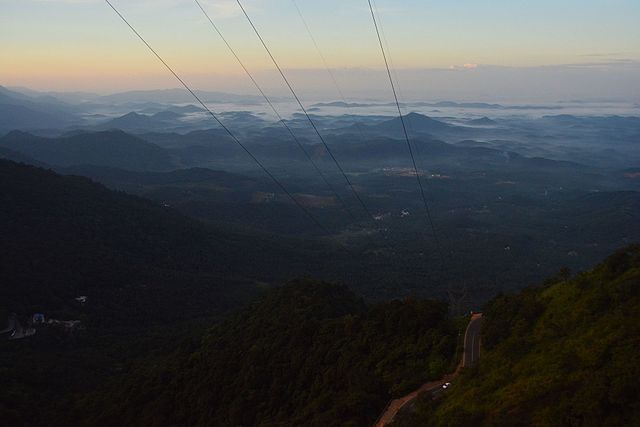 Lakkidi view point at dawn