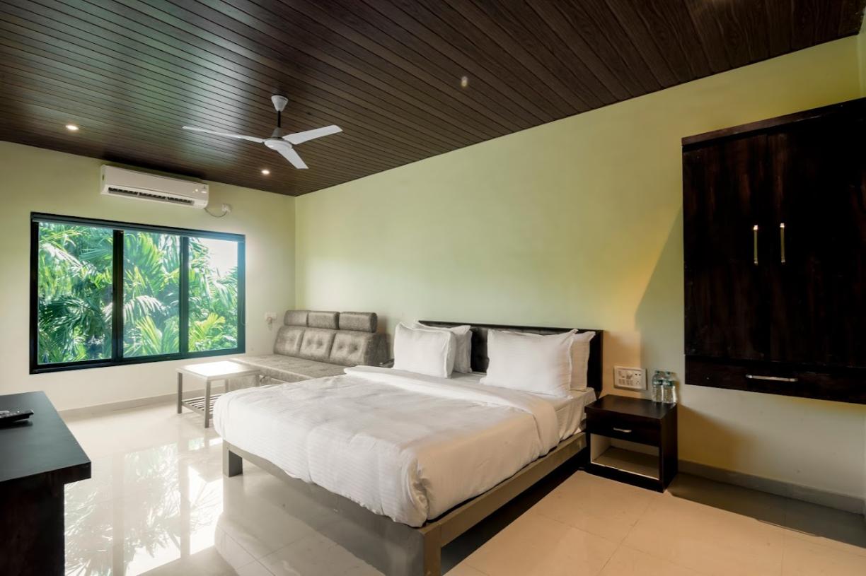 Alibaug Forest Escape bedroom view