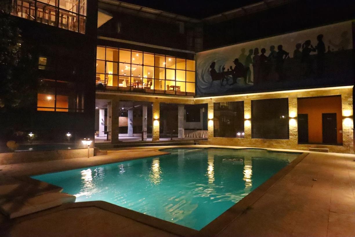 Resorts in konkan maharashtra- alibaug forest escape swimming pool view