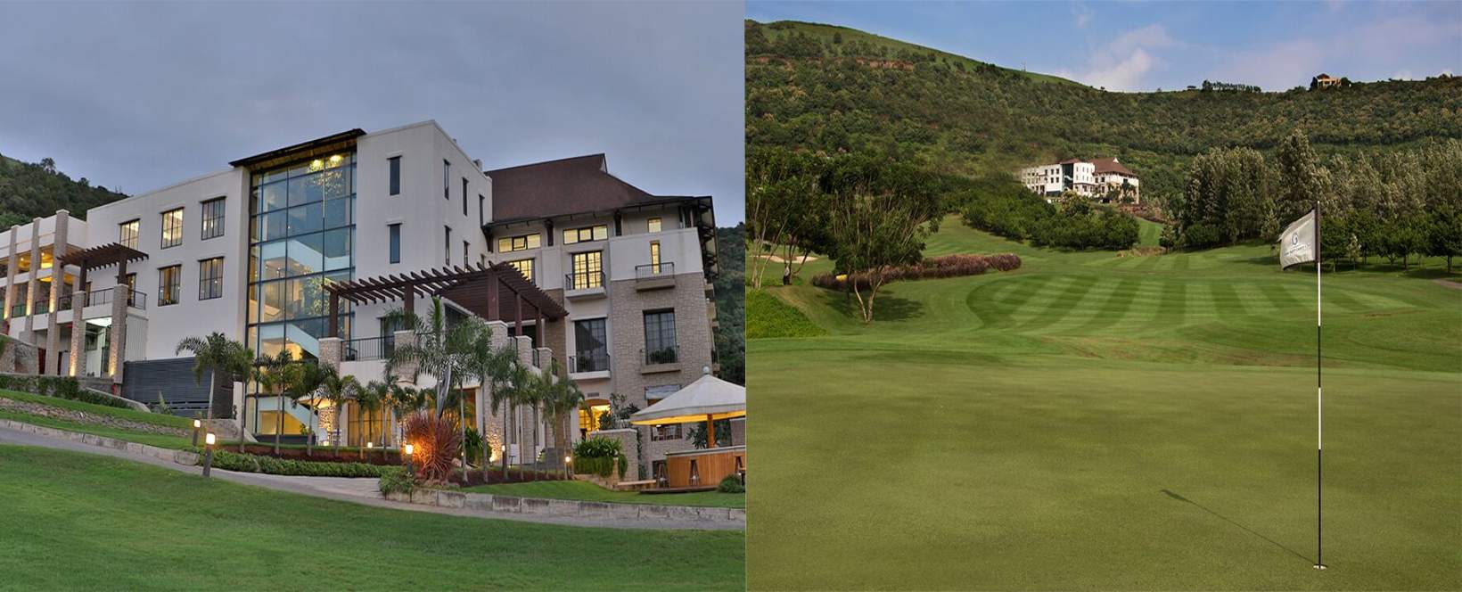 Resorts Near Pune For Birthday Celebration: Golf Bay Retreat property with golf field view