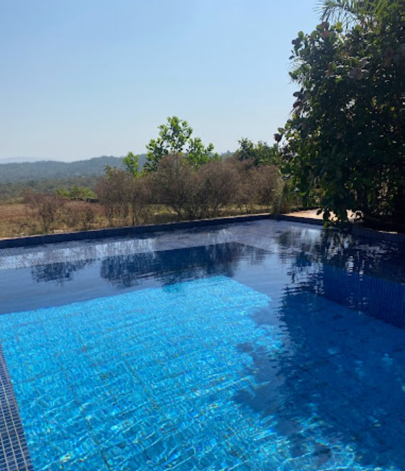 Offbeat resorts near Mumbai: A Golf Stay- swimming pool view