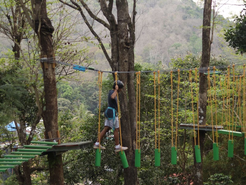 green stay adventure activities available in the resort