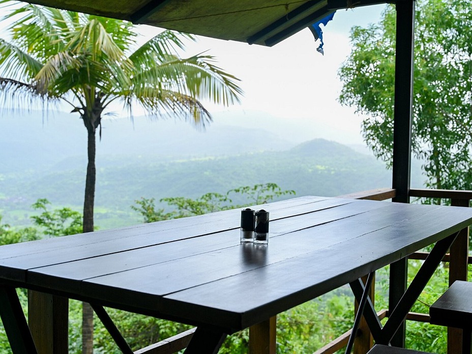 Offbeat resorts near Mumbai: Mountain View Hideaway- balcony view