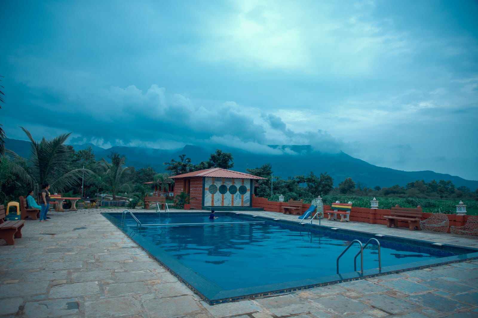 Resorts In Karjat For Overnight Stay: Karjat Valley Escape pool view