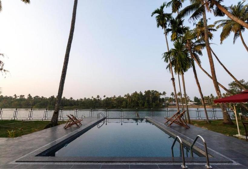 kochi resort with pool: wellness ayurveda retreat swimming pool view