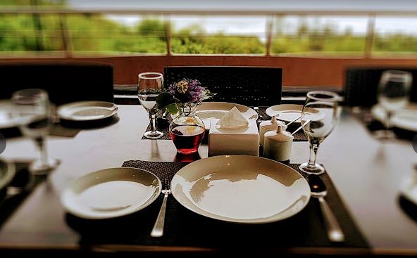 Konkan Coast Beach Resort dining view