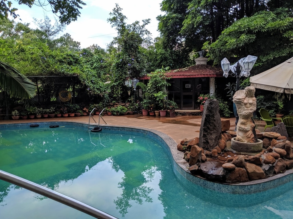 luxury hill getaway pool view