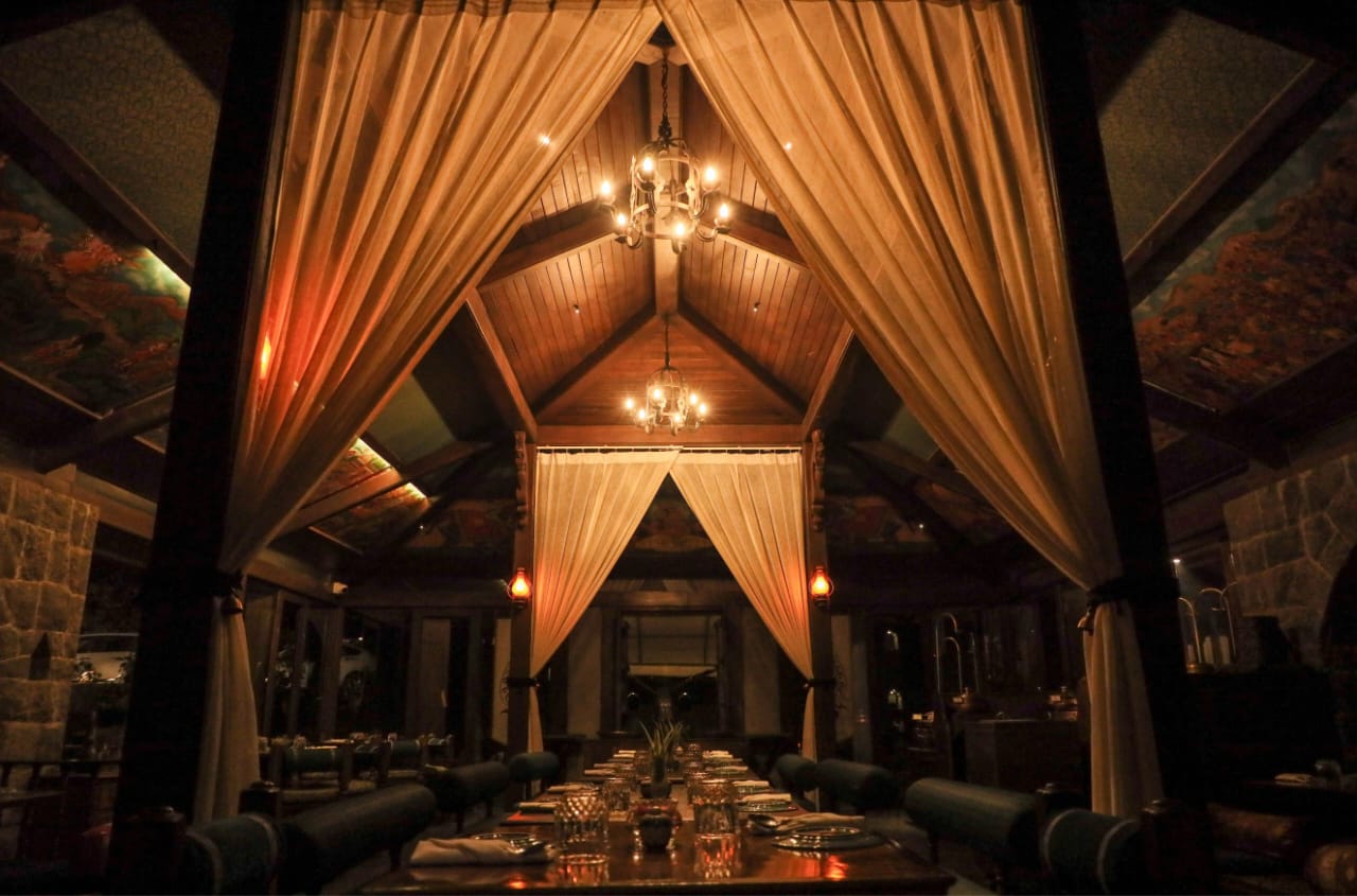 Maratha Heritage dining view