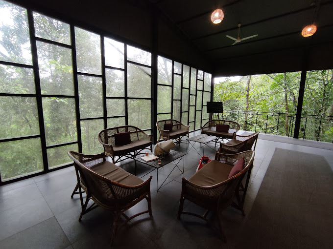 Rainforest Stay: Rainforest resorts in wayanad lounge view