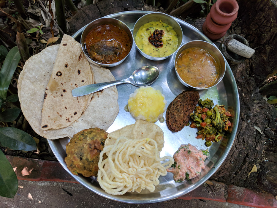 farm stay in Panchgani- food