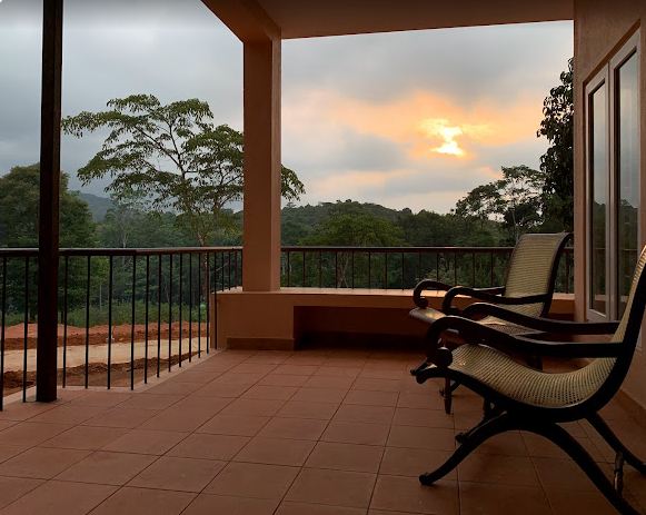 view of lounging area for mesmerizing sunsets