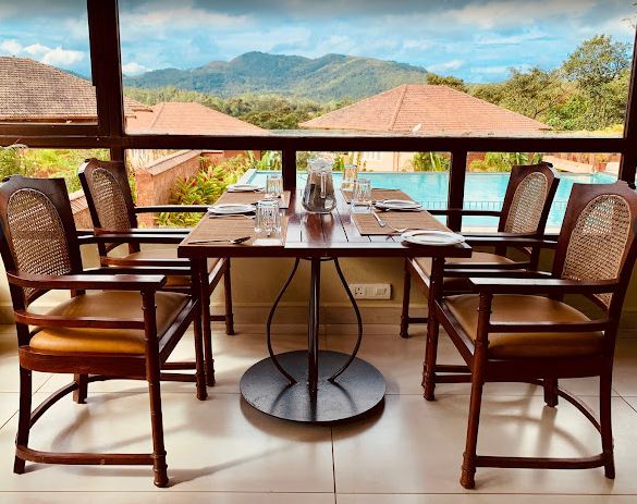 Sakleshpur resort for family- dining with a view