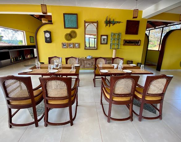 Sakleshpur resort for family- dining area view