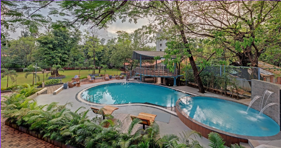 Woodland Zinc Trek Resort: Honeymoon Resorts In Lonavala pool View