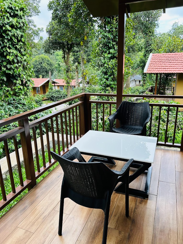 stay tent in yercaud: hidden campsite paradise private sit-out area