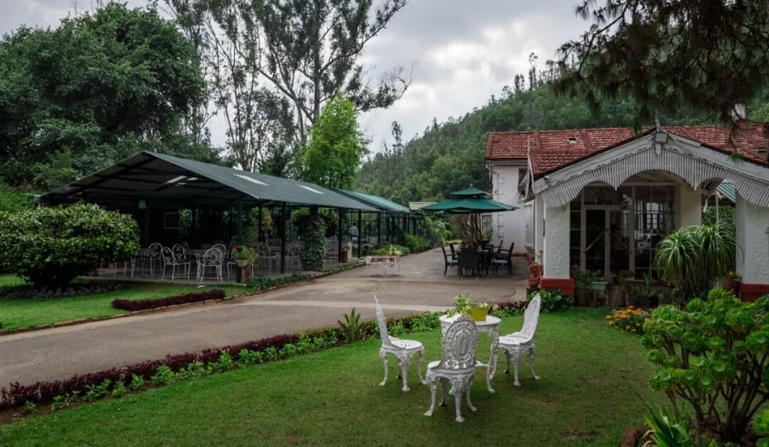 Exteriors of the Clifftop Stay, one of the best boutique resorts in Ooty