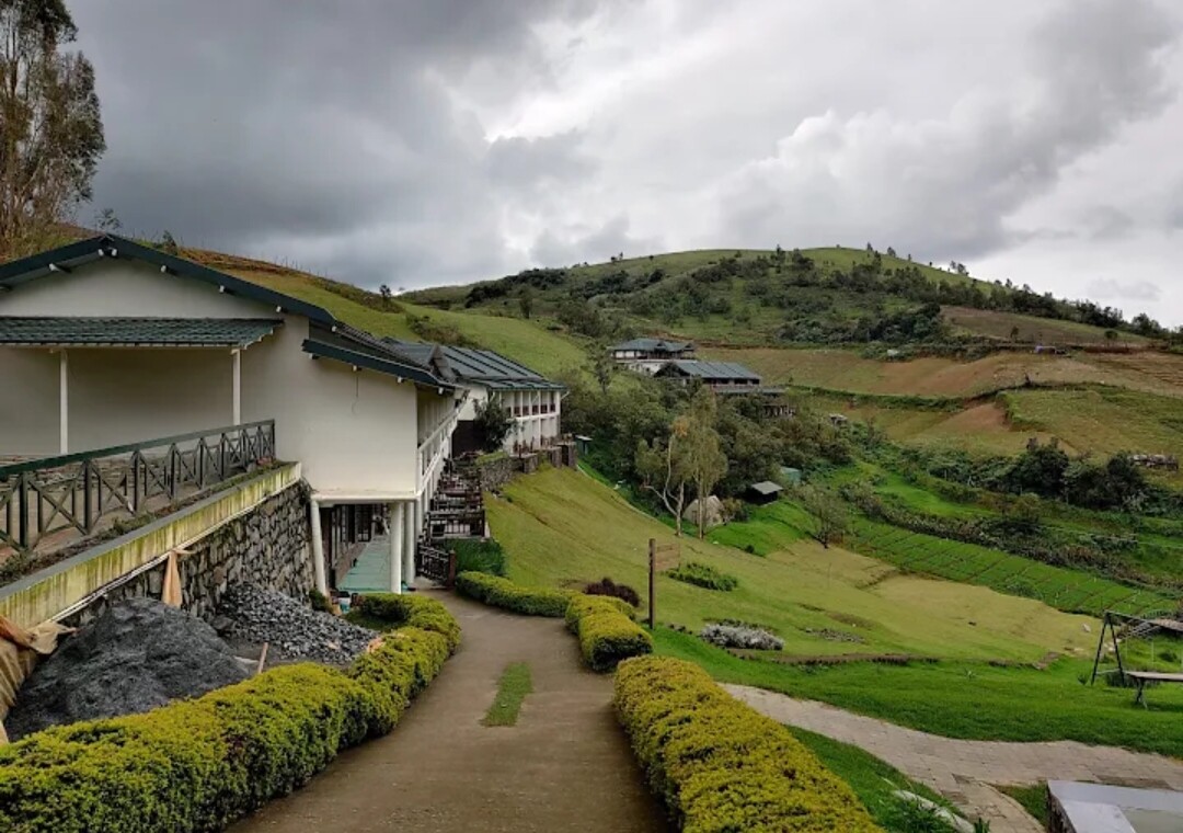 Ariel view of the Nilgiri Nature Farm Stay, Ooty