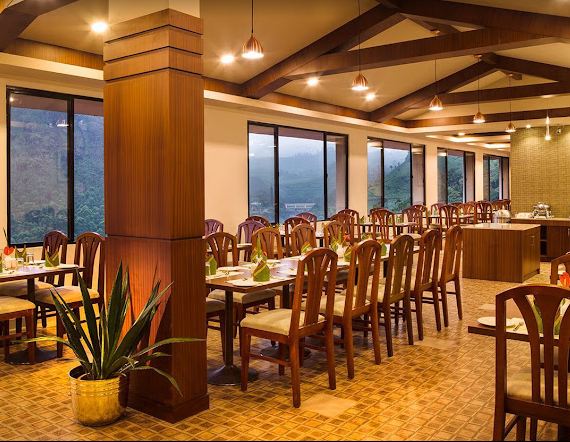 Unique resorts in Munnar-The Copper Haven restaurant view