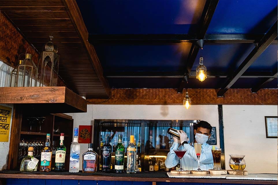 bar at Luxury Plantation Stay in Kharivali