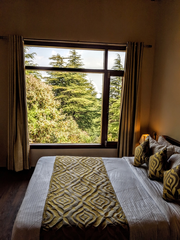 The Forest Stay,  Nature Resorts Near Delhi- bedroom view