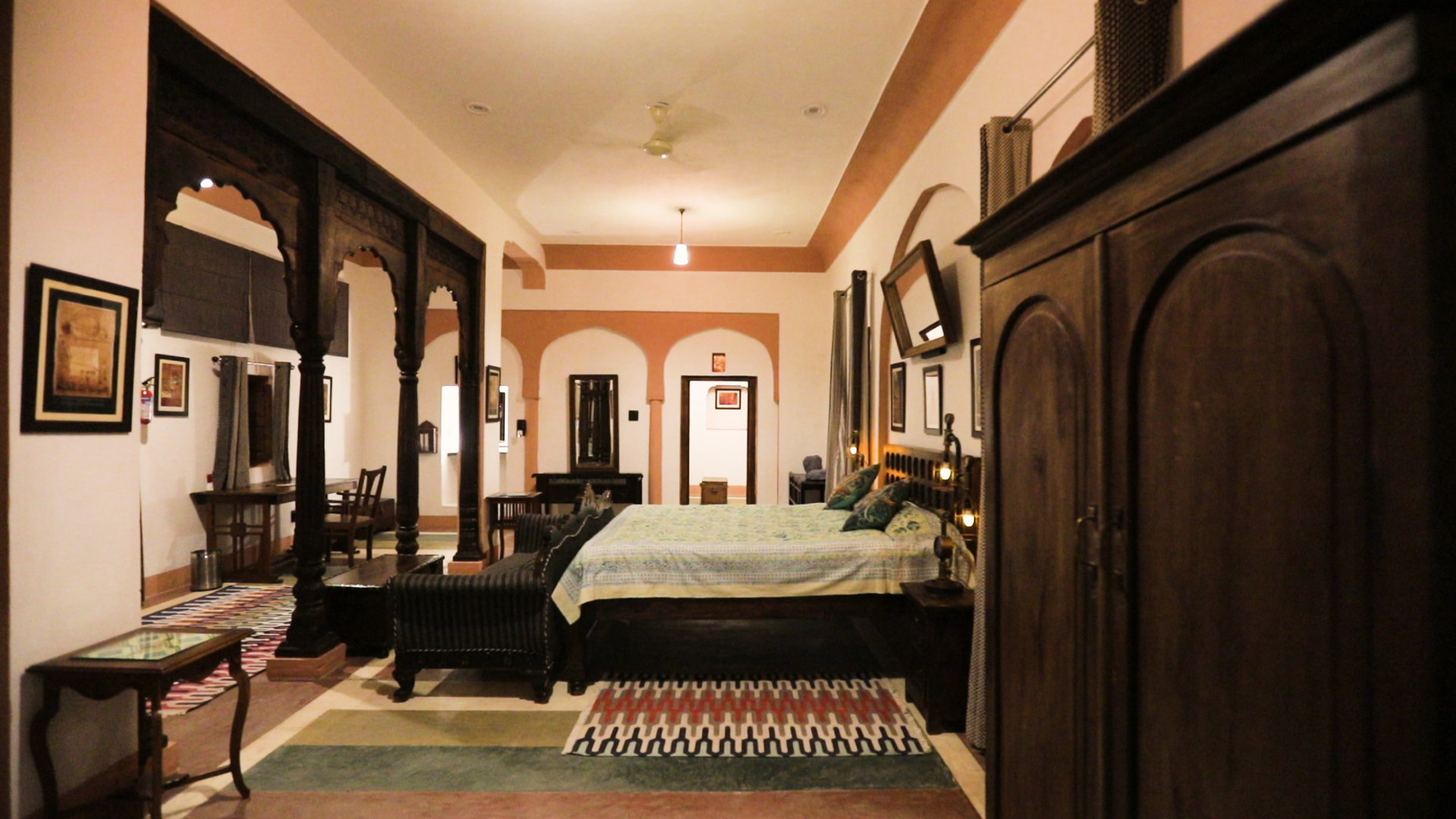 staycations near Gurgaon- The Lake View Palace bedroom view