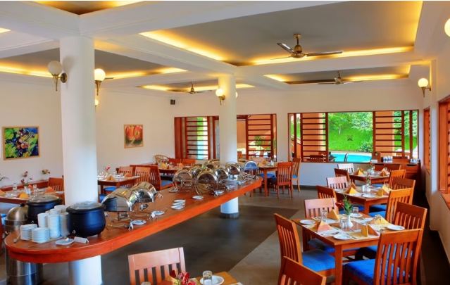 forest stay in thekkady: Thekkady Wildlife Escape dining view