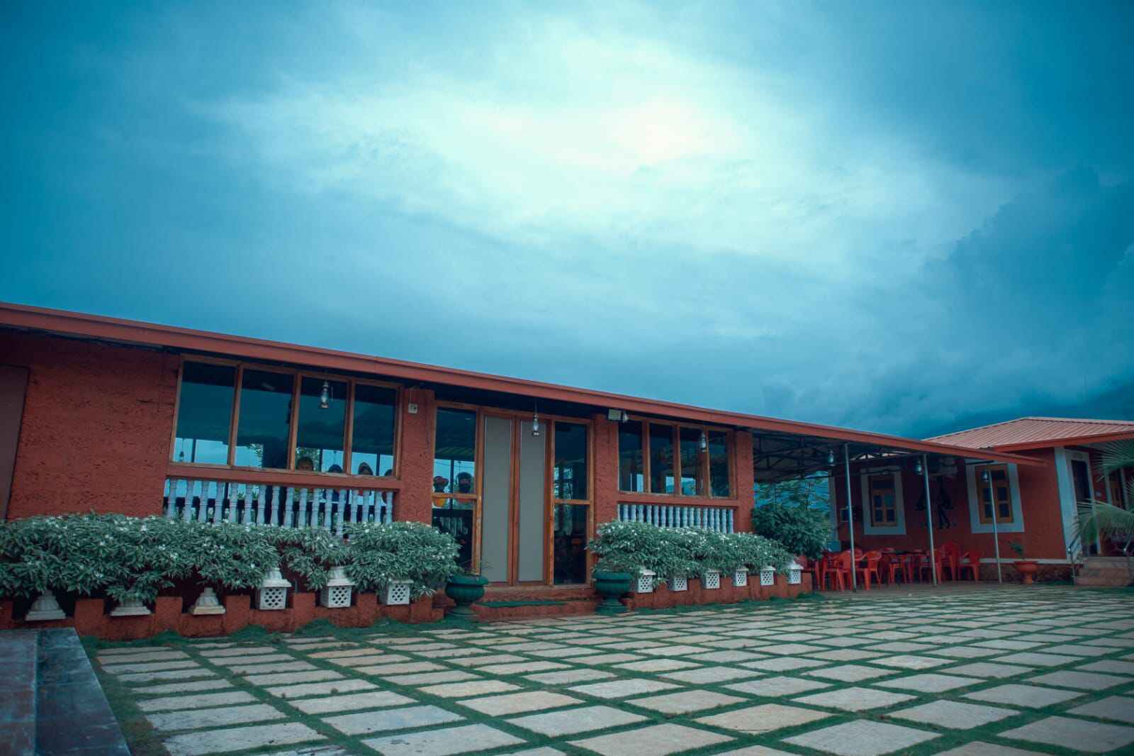 Resort In Karjat With Adventure Sports- Karjat Valley Escape Restaurant view