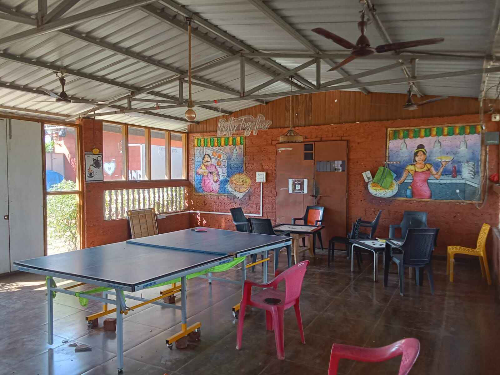 Karjat Valley Escape- inside view of the restaurant