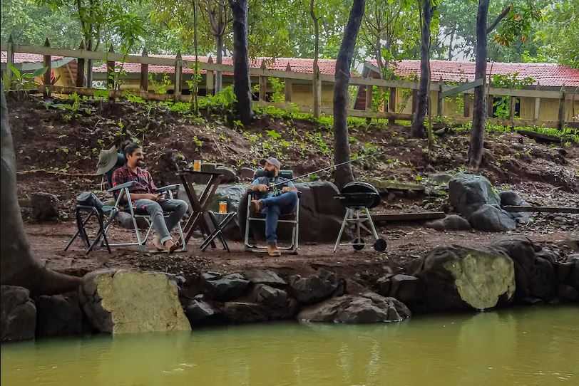 Fishing at the Riverfront Resort in Shendi