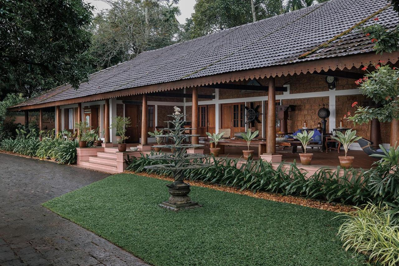 exteriors of the Backwaters Hideaway, one of the best monsoon getaways in Kerala