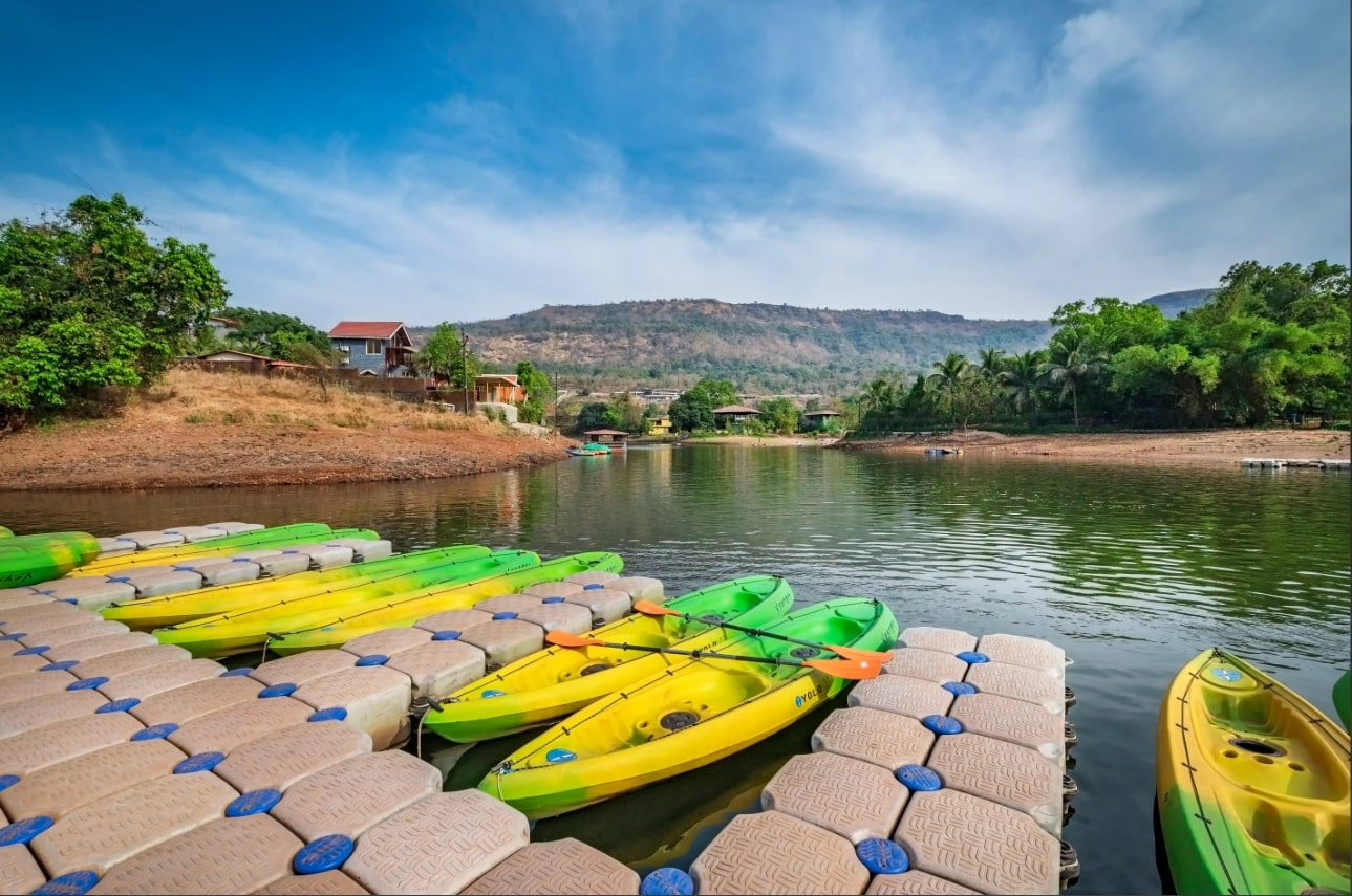 villa with activities near mumbai-boating
