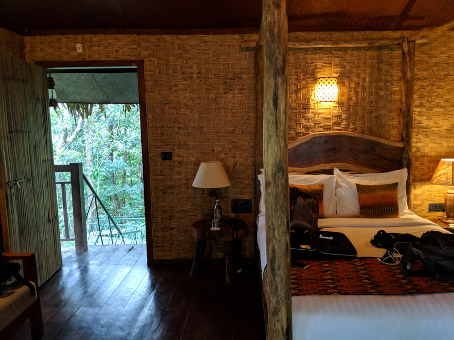 treehouse interiors at the Heritage Plantation Stay, one of the best monsoon getaways in Kerala