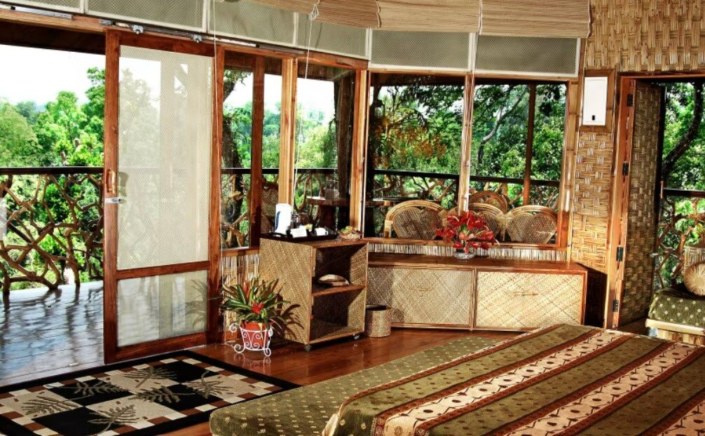 interiors of the Plantation Hideaway, one of the best monsoon getaways in Kerala