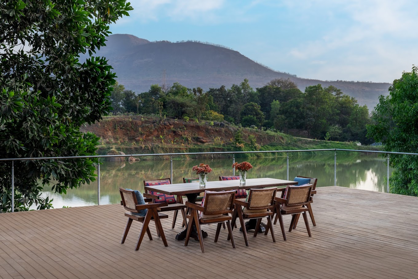 Karjat Rhodo Resort and Spa outside lounge view