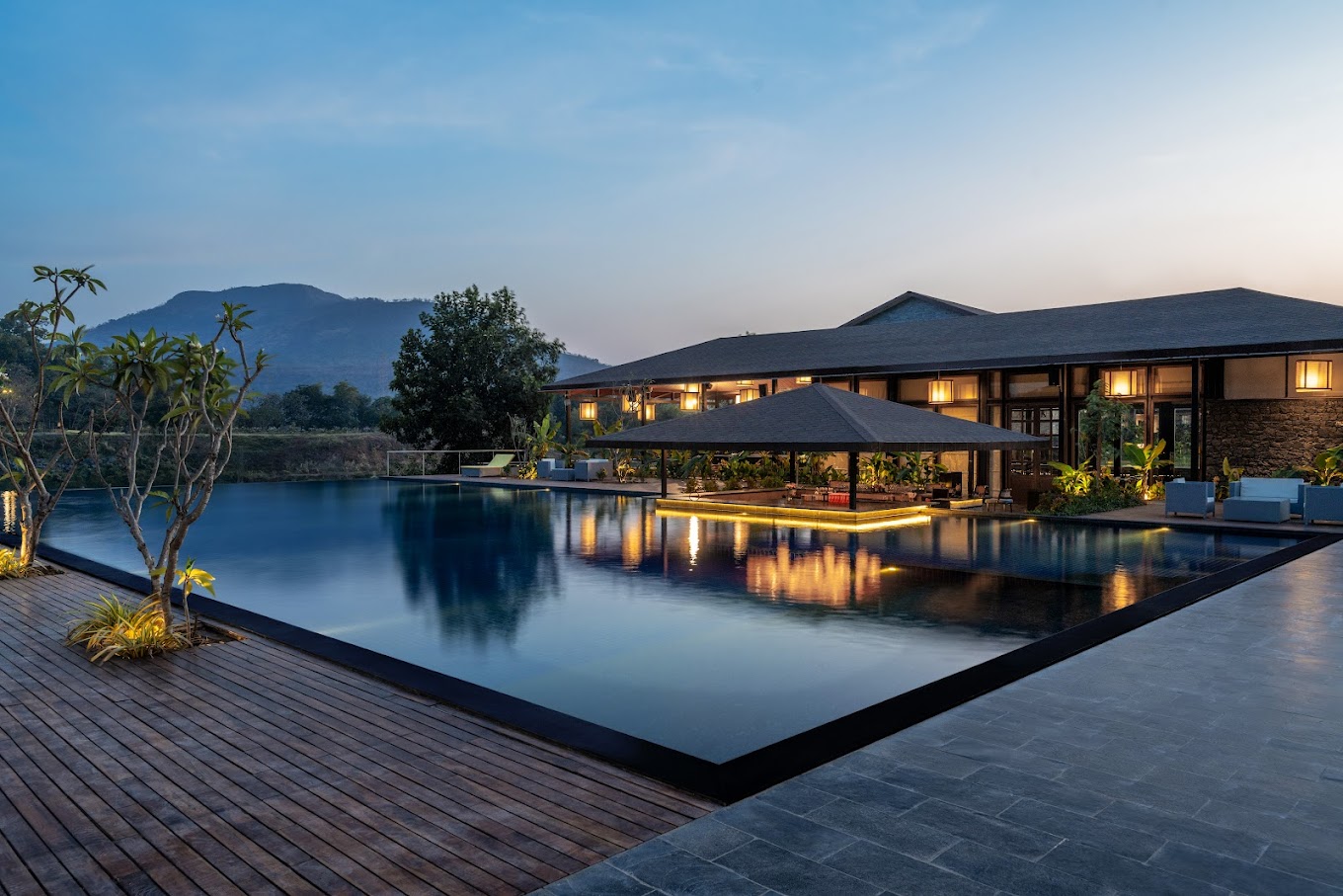 Weekend Stays Within 2-3 Hours From Mumbai: Karjat Rhodo Resort and Spa pool view